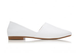 white leather pumps uk