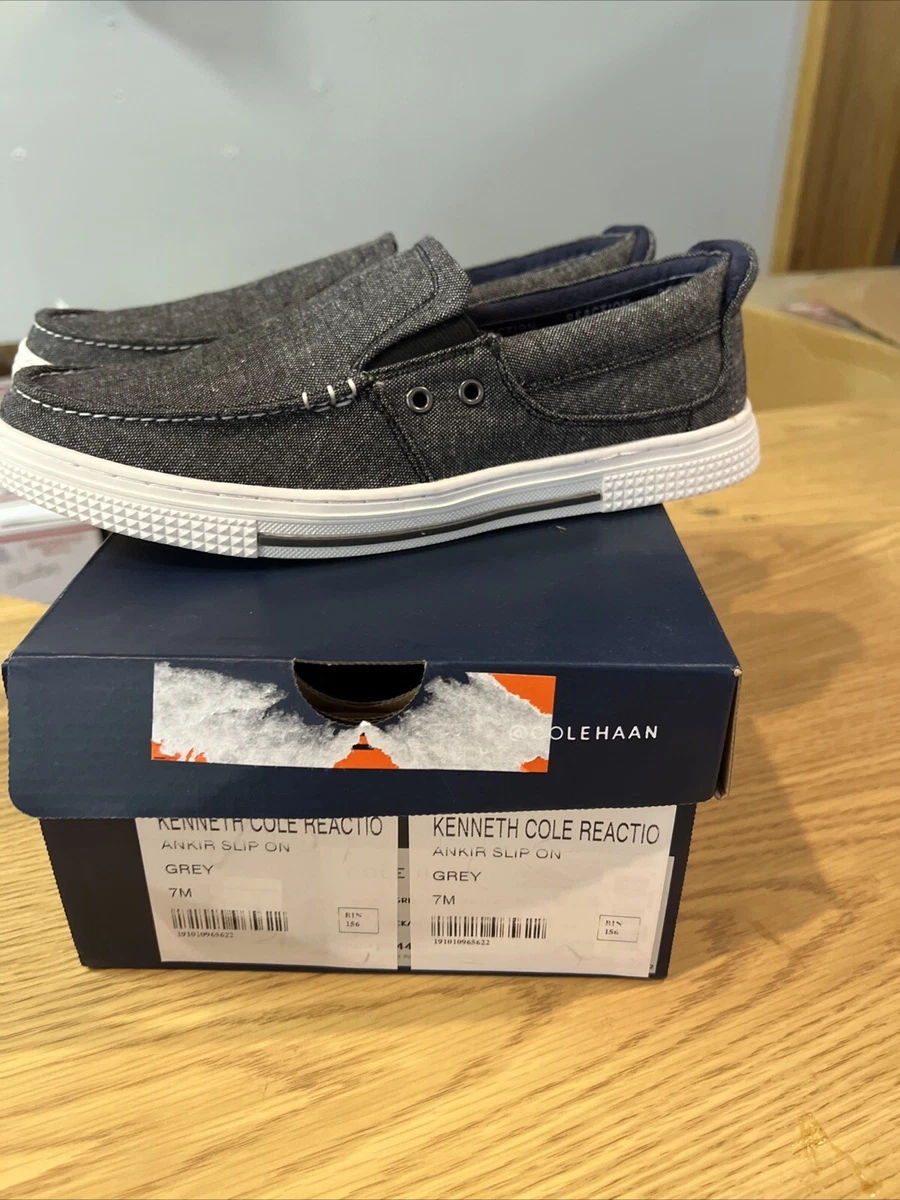 Kenneth Cole Reaction Loafer Gray Casual Shoes for Men for  display picture 1