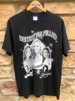 2005 Destinys Child Destiny Fulfilled Beyonce Concert Rap Tee