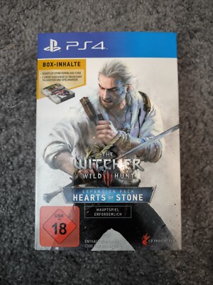PS4 Witcher 3: Wild Hunt Hearts of Stone Deutsch Gwent Gwint OHNE Code