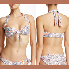 NWT 97 Rachel Pally Malibu Printed Bikini Top SZ Large  B368