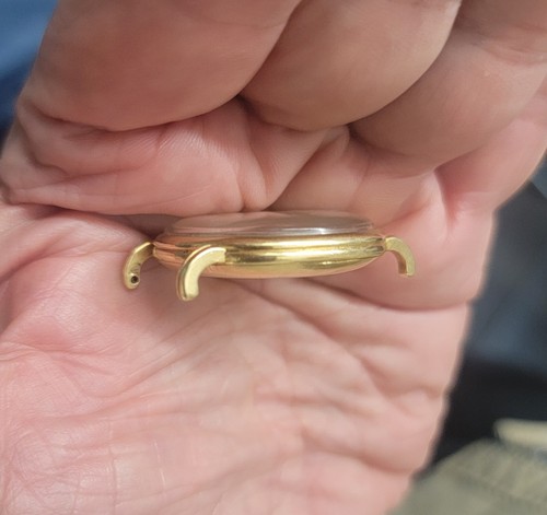 Vintage Rolex Precision 4656 Manual Winding Watch 18K Fancy Curved Lugs 1940’s - Picture 10 of 22