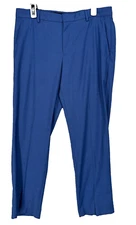 Perry Ellis Men's Dress Pants 34x30 Medium Navy Modern-Fit Pattern