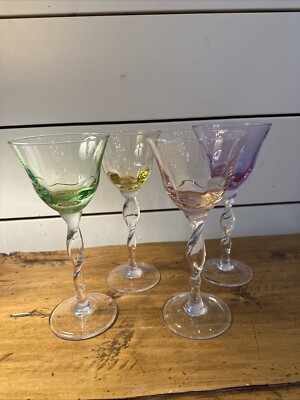 Abigail s Adriana Optic Wine Glasses - Set of 4
