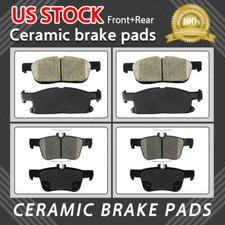 Front & Rear Ceramic Brake Pads For 2015-2021 Ford Edge 2016-2018 Lincoln MKX 