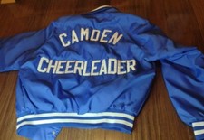 Vtg Cheerleading Cheerleader Jacket Camden NY New York M