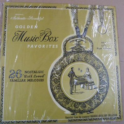 10'' LP vinyl GOLDEN MUSIC BOX FAVORITES, Bornand Music Box Collection