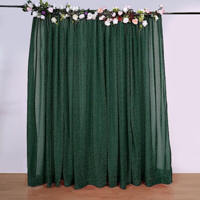 20ft x 10ft Metallic Spandex BACKDROP Photo Background Wedding Party Decorations