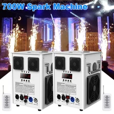 2PCS 700W Cold Spark Firework Machine DMX512 Special Stage Effect DJ Show Events