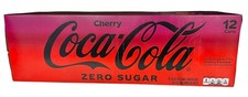 Coca Cola Zero Sugar Cherry Cola Soda 12 pack Coke