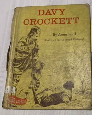 Rare Davy Crockett by Anne Ford Children s Biography Famous American Historical