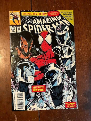 AMAZING SPIDER-MAN # 385 FN/VF DIRECT MARVEL COMICS 1994