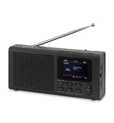DYNAVOX - SINTRON DISTRIBUTION GMBH Dynavox DAB+ Radio DBT200 schwarz mit BT und Weckfunktion 208053