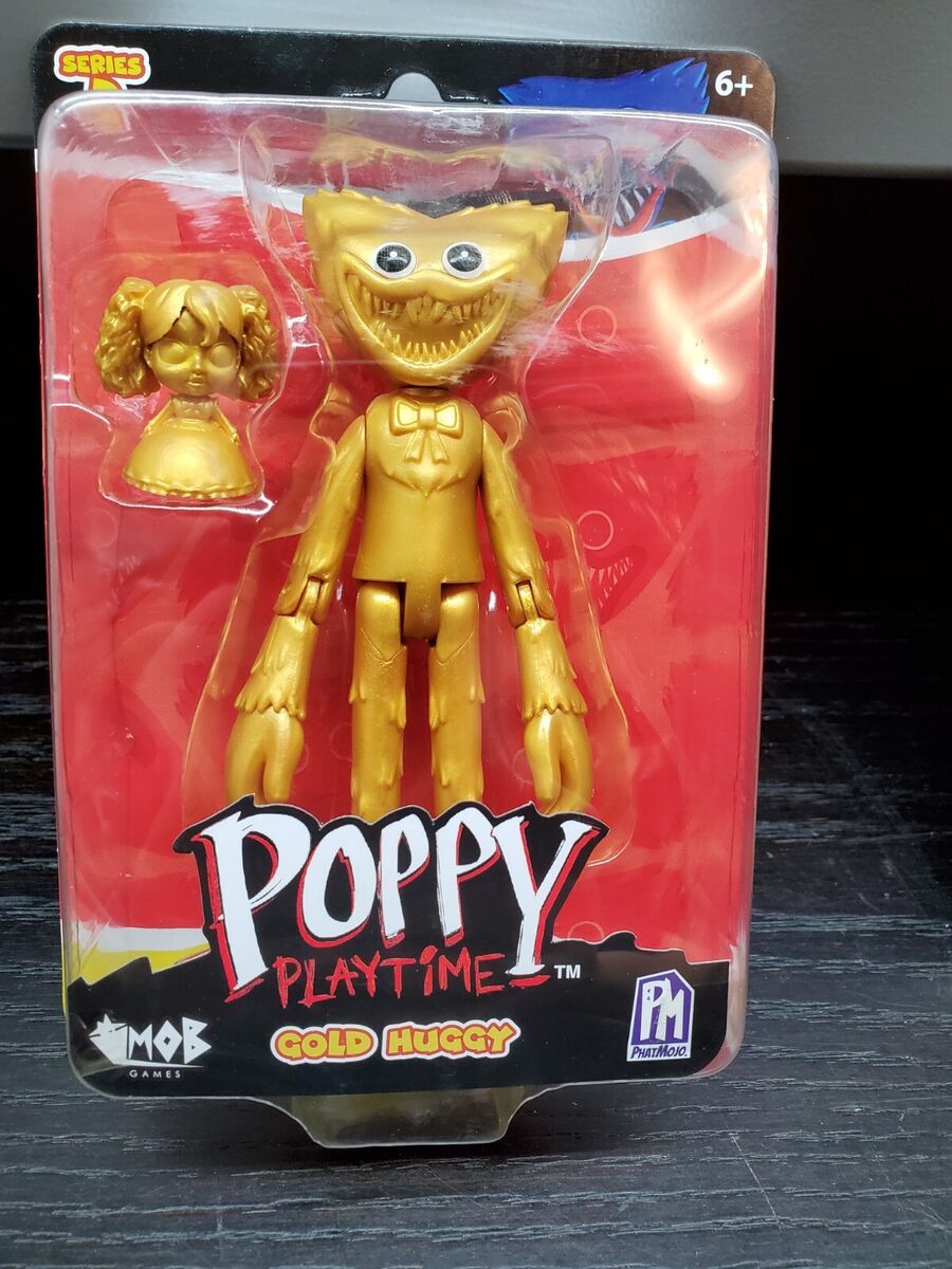 Poppy Playtime Series 2 Gold HUGGY WUGGY 5 in Articulated Figure New 2023