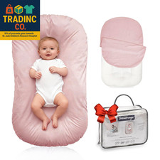 Baby Lounger for Newborn - Snuggle Cozy Me Lounger  Breathable Soft Cotton, 0-2