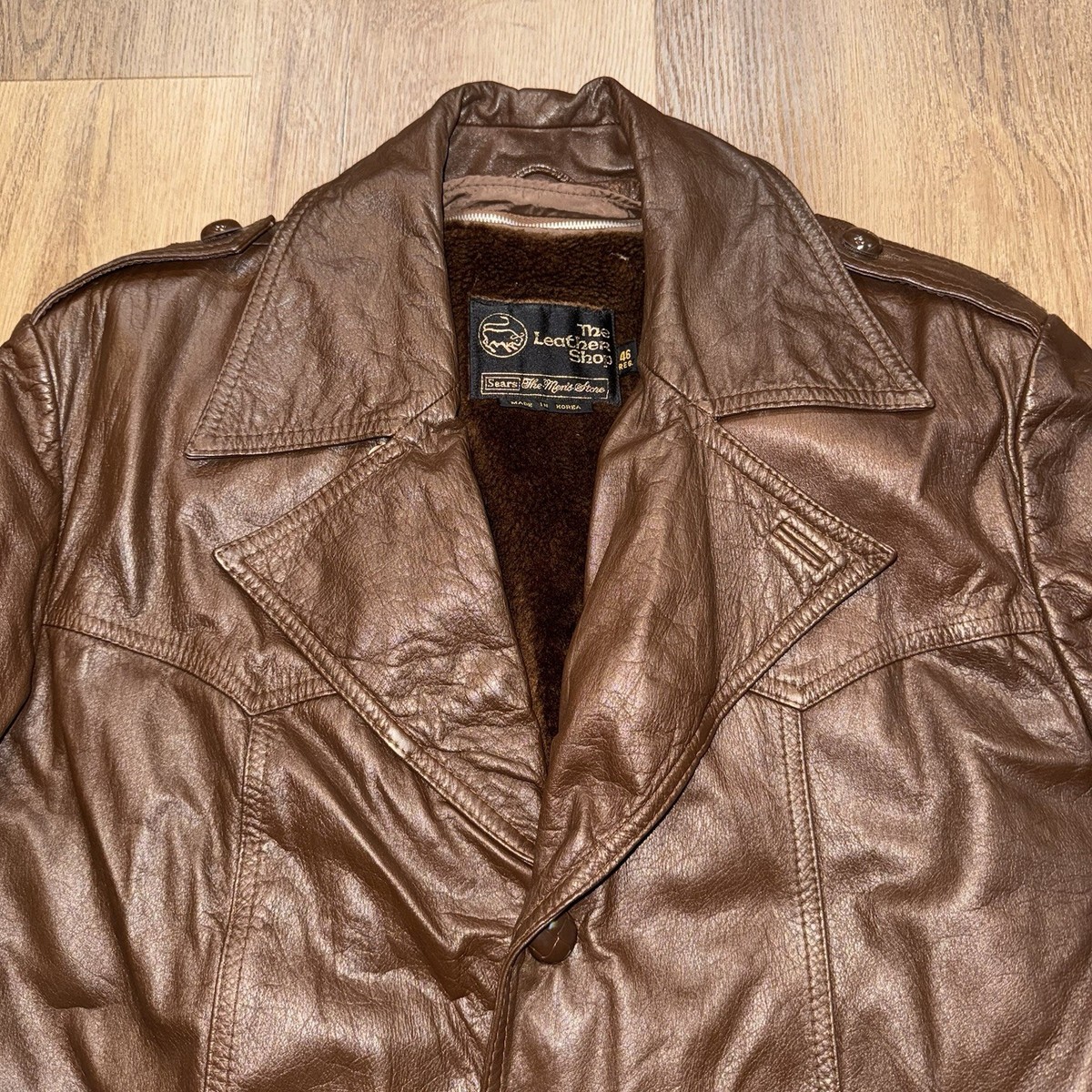 ジャケット・アウター 60s Sears Leather Jacket Sears --Oakbrook] Vintage Leather Sports Jacket [1960s] Vintage