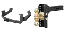 CURT Trailer Hitch Class 5 Tow Kit & Ball Mount With 2in Receiver - 15398 45900