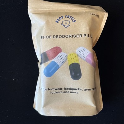 Odor Shield Shoe Deodorizer - Odor Eliminator Freshener for Sneakers, Gym Bags