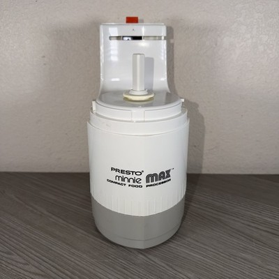 Presto Minnie Max Mini Compact Food Processor Power Base Only 0290001 Tested