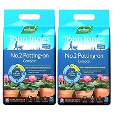Image of Westland John Innes No2 Potting-on Compost Peat Free 2 x 10L