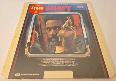 Shaft RCA CED Videodisc 1978 SEALED BRAND NEW Richard Roundtree SUPER RARE OOP