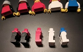 Lego Minifigures & Instructions for set 6083-1 Knight's Tournament  1981