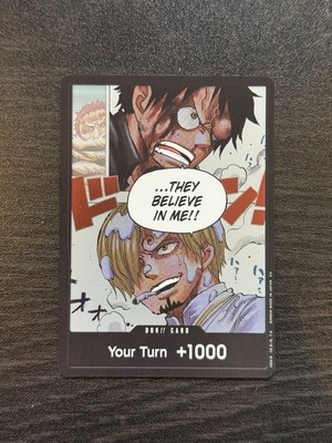 DON!! Card Luffy & Sanji OP-11 A Fist of Divine Speed One Piece