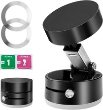 Foldable Magnetic Vacuum Phone Holder 180 Adjustable Car Mount with Electric