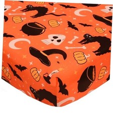 Cloele Crib Sheet Ghost Fitted Sheet for Boys Girls,1 Pack Halloween Pumpkin