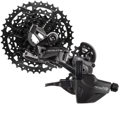 microSHIFT Acolyte 8-Speed Bike Components Bundle Cassette, Short Cage