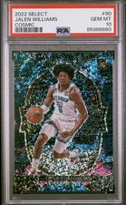 2022 Panini Select #90 Jalen Williams COSMIC Prizm RC Rookie PSA 10 GEM MINT