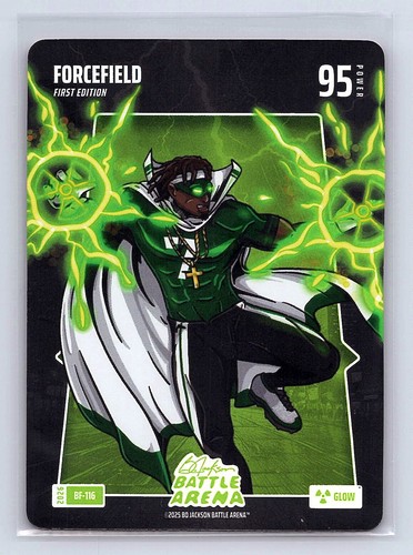 FORCEFIELD (Justin Fields) Bo Jackson Battle Arena #BF-116 Battlefoil GLOW