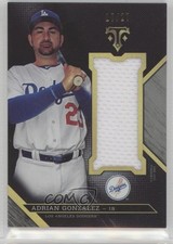 2016 Triple Threads Unity Single Jumbo Relics Silver 17/27 Adrian Gonzalez 0aa