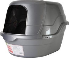 Nature&rsquo;s Miracle Hooded Flip Top Litter Box for Cats, With Built-In Odor Control