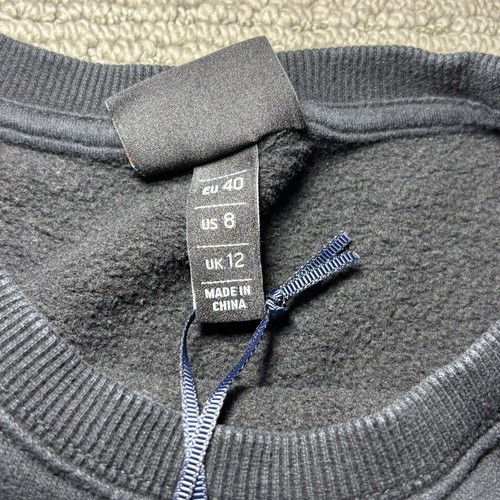 Ellesse Womens Agata Pullover Crew Neck Jumper Sweater Sweatshirt - Anthracite - Picture 5 of 10