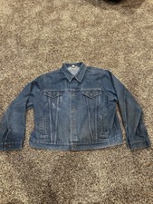 Vintage Big Mac Denim Trucker Jacket L 56 Long 70s 80s JCPenney