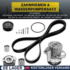 Zahnriemensatz Wasserpumpe für Audi Seat Skoda VW Passat Caddy Golf 1.6 2.0 TDI