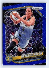 2025 Panini Prizm WNBA #67 Rebecca Allen Blue Velocity Prizms
