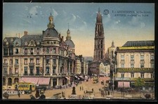 Ansichtskarte Antwerpen, Suikerrui & Straßen...