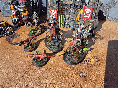 Exodites Dragon Masters Kill Team Warhammer 40k Aeldari Well Painted