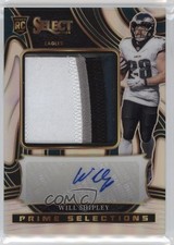 2024 Panini Select Silver Prizm 29/99 Will Shipley #PSPS-WSY Auto 0oa7