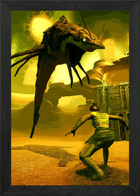 Another world game Framed Wall Art Poster Canvas Print Picture