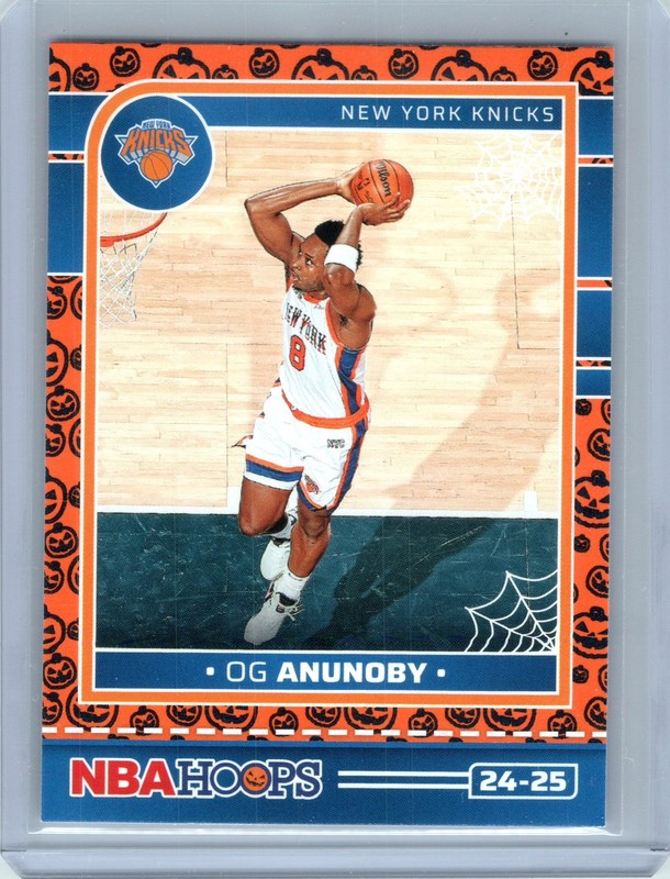 2024-25 Hoops Haunted Hoops Orange #54 OG Anunoby