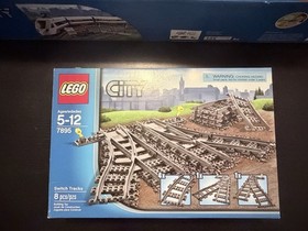 LEGO CITY: High-speed Passenger Train W/remote (60051) + (7895) Switch Tracks