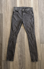 Ksubi Chitch Men s Skinny Charcoal Wash Gray ...