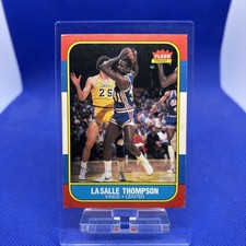 1986-87 Fleer - Lasalle Thompson 110 Vg Sacramento Kings