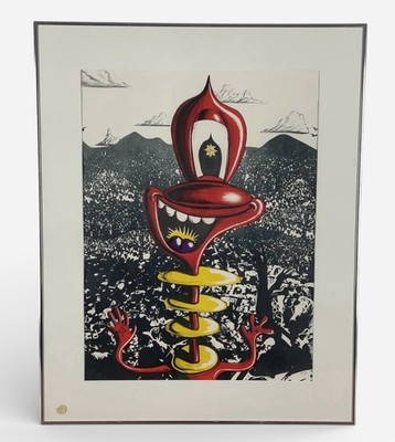 Kenny Scharf: Ten Commandments: Thou Shalt Have No Other Gods Before Me ( 1987)