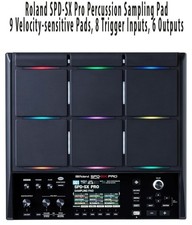 Roland SPD-SX Pro Sampling Percussion Pad with 9 Velocity-sensitive Pads