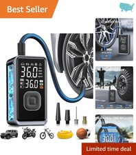 150PSI Cordless Mini Air Pump: Fast  Portable Tire Inflator for All Vehicles