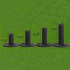 Golf Rubber Tees Driving Range 4 Pack Mixed 1.5 2.25 2.75 3 for Practice Mat
